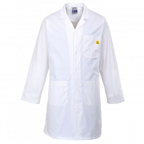 BATA ANTIESTATICA BRANCA AS10 BATA ANTIESTATICA BRANCA AS10